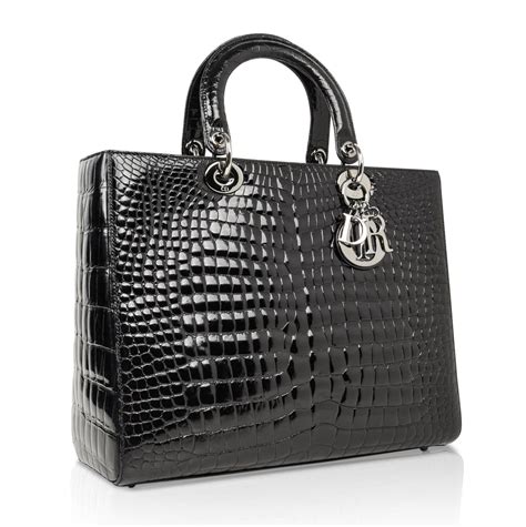 lady dior bag paris|Lady Dior crocodile bag.